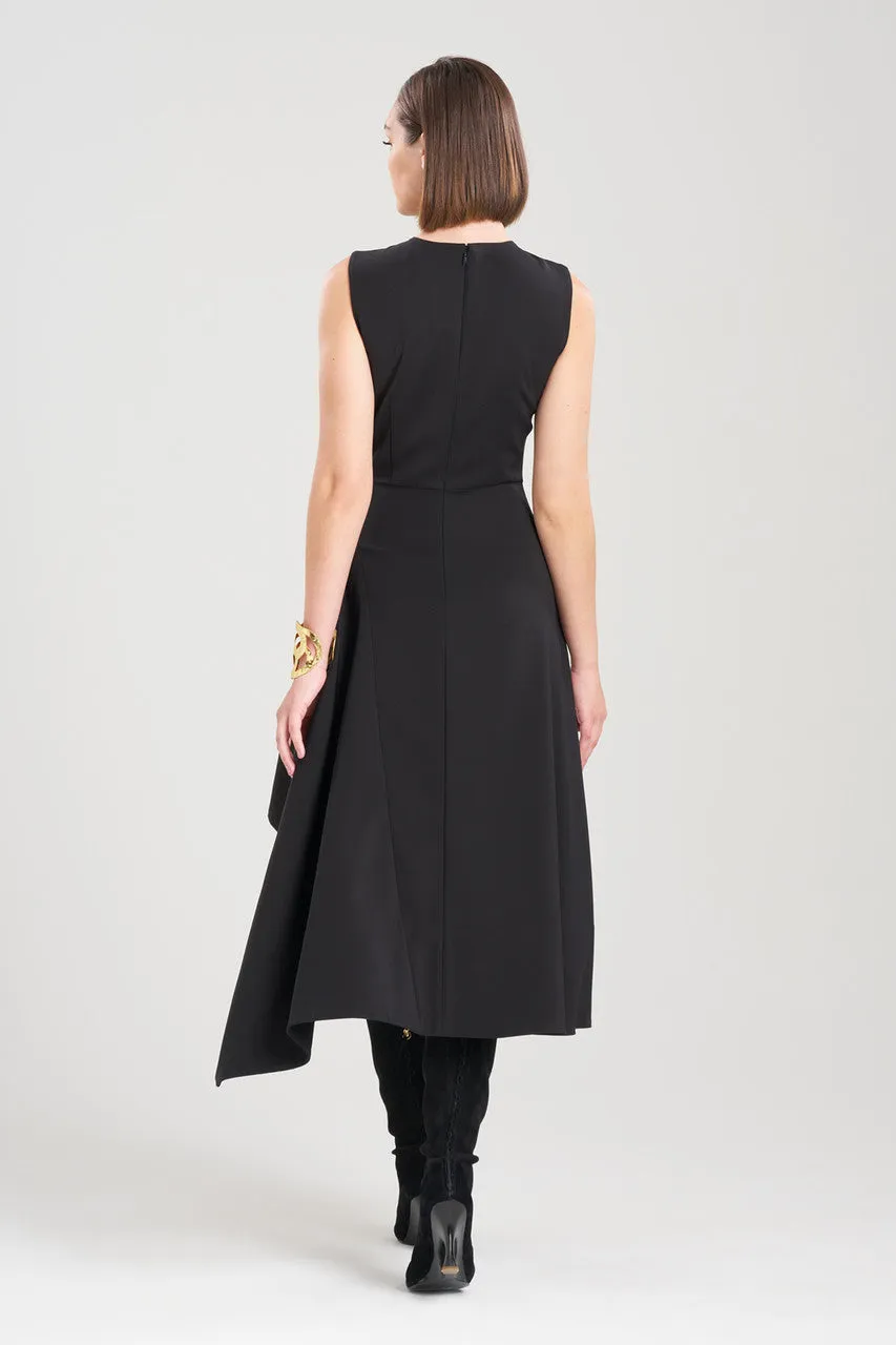 Crepe Asymmetrical Belted Dress sold by Natori product image thumbnail 3