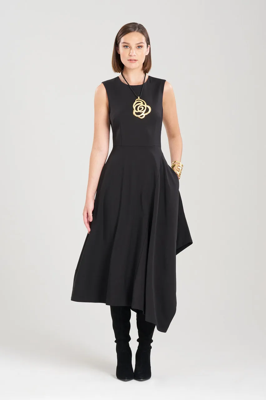 Crepe Asymmetrical Belted Dress sold by Natori product image thumbnail 2