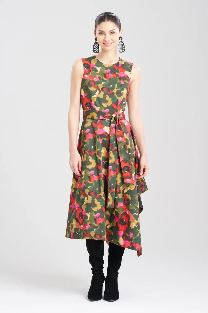 Floral Asymmetrical Boat Neck Dress sold by Natori product image thumbnail 2