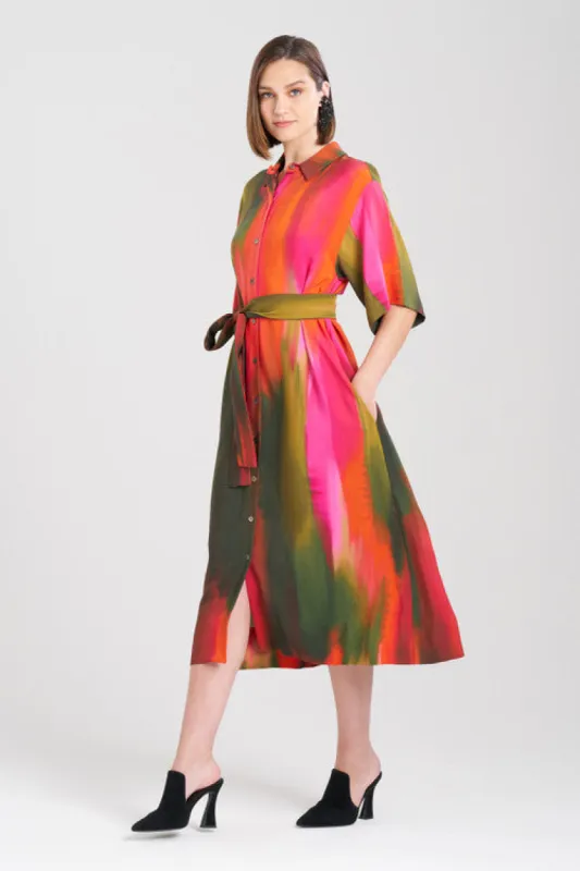 Ombre A-line Belted Shirtdress sold by Natori