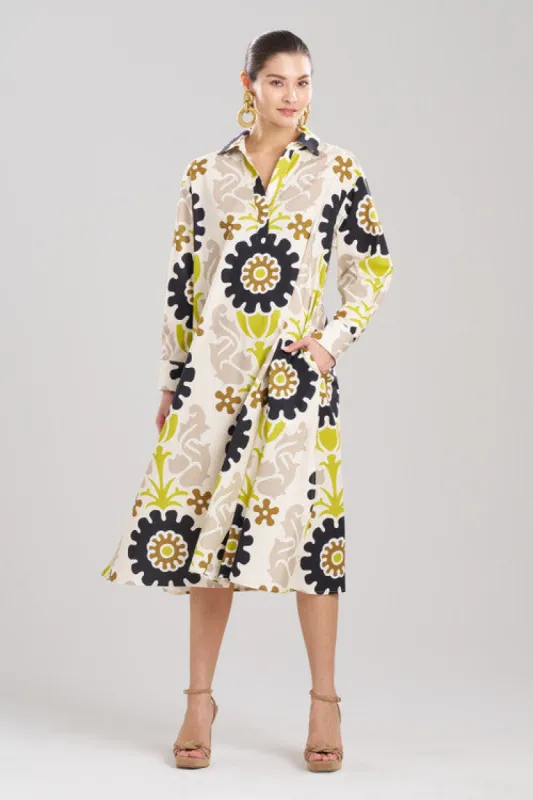 Talitha Cotton Poplin Oversized Shirtdress sold by Natori