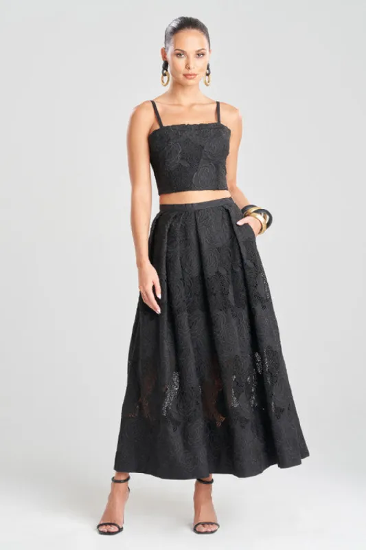 Calado Embroidery Cotton Bustier sold by Natori