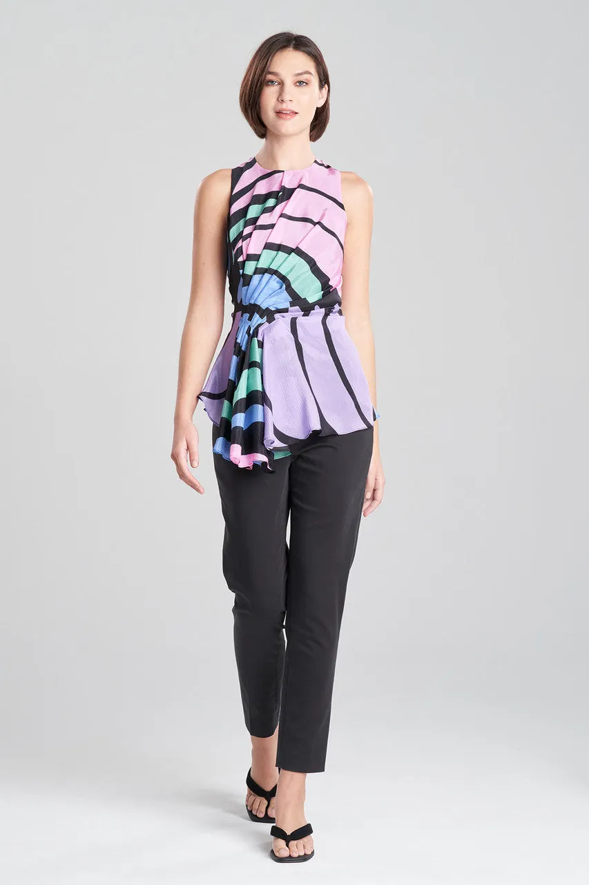 Nagashi Obi Silk Side Drape Top sold by Natori product image thumbnail 2