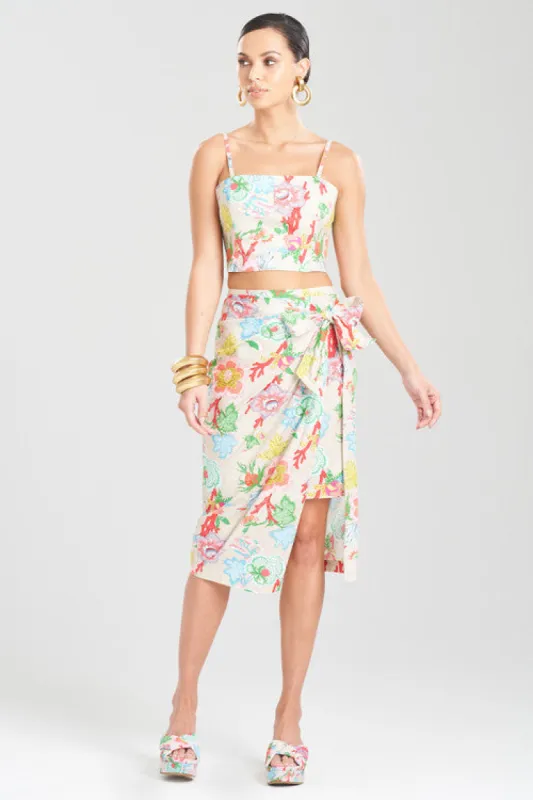 Amanpulo Cotton Poplin Bustier sold by Natori