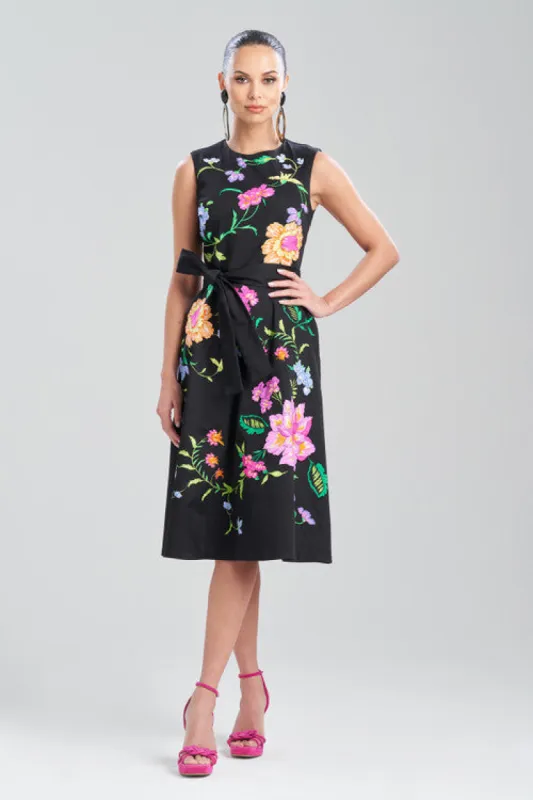 Cotton Chino Belted Dress sold by Natori