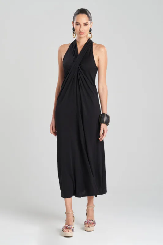 TENCEL™ Jersey Crossover Halter Dress sold by Natori