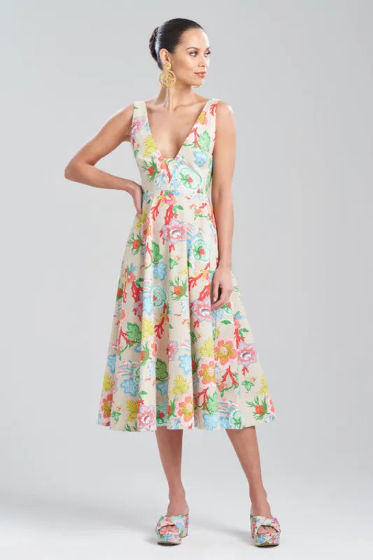 Amanpulo Cotton Poplin Flare Dress sold by Natori