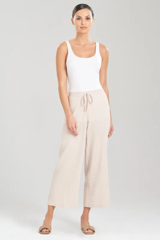 Onsen Cropped Pants - sand dune sold by Natori