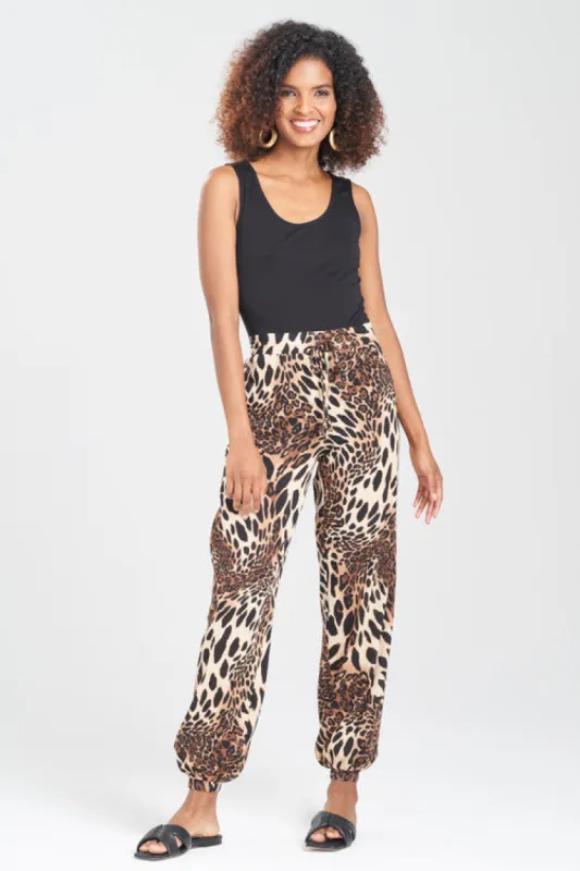 Leopard Cotton Gauze Pants sold by Natori