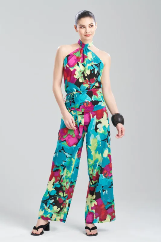Suisai Getaway Cotton Gauze Halter Top sold by Natori
