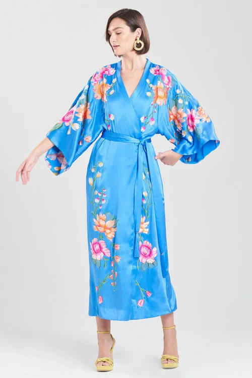 Couture Hanabi Embroidered Tassel Silk Robe sold by Natori