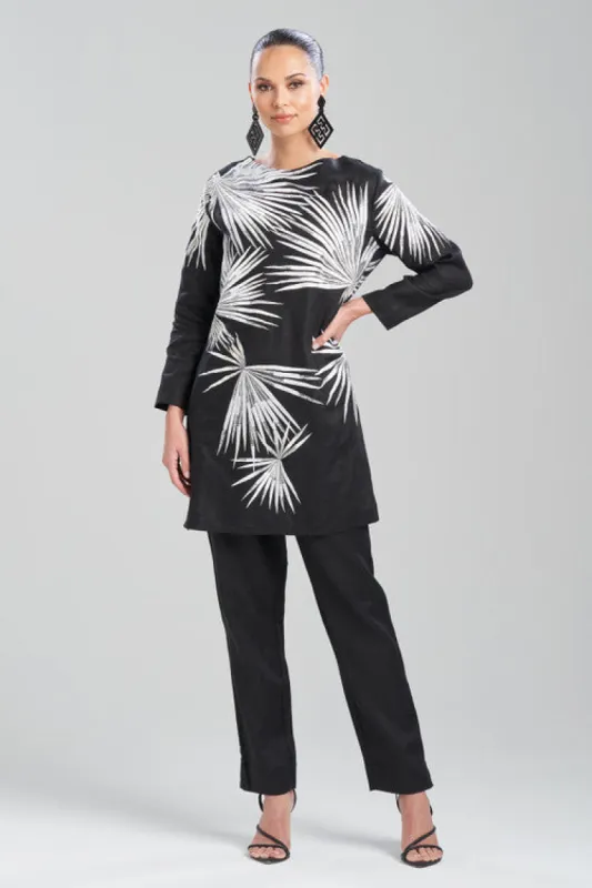 Linen Embroidered Top sold by Natori