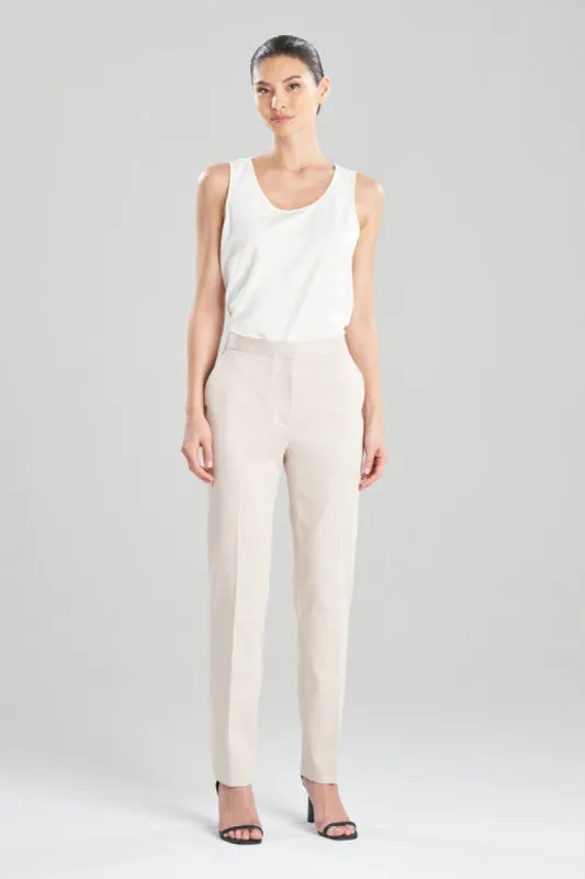 Cotton Chino Tapered Pants sold by Natori