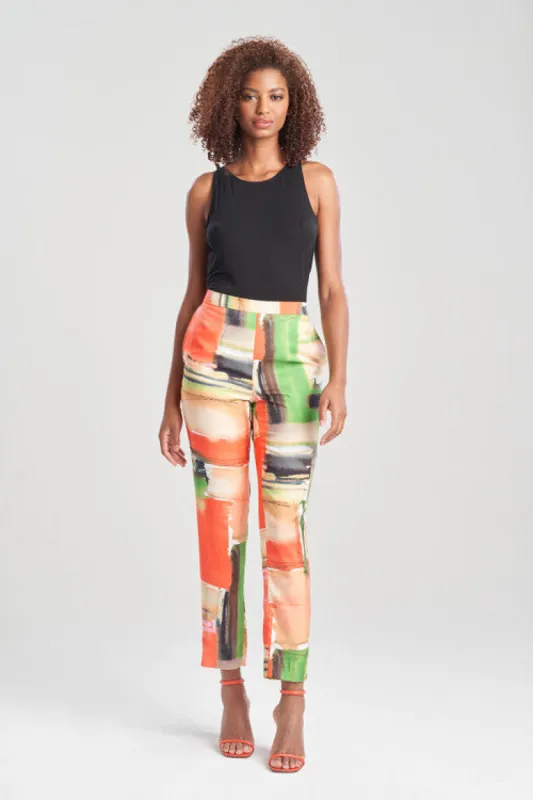 Hikaru Cotton Silk Pull On Tapered Pants sold by Natori