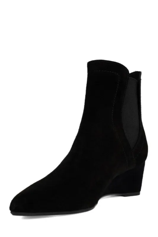 Gaisha-Su Suede Wedge Bootie sold by Natori