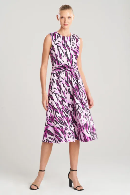 Lynx Cotton Sateen Midi Dress sold by Natori