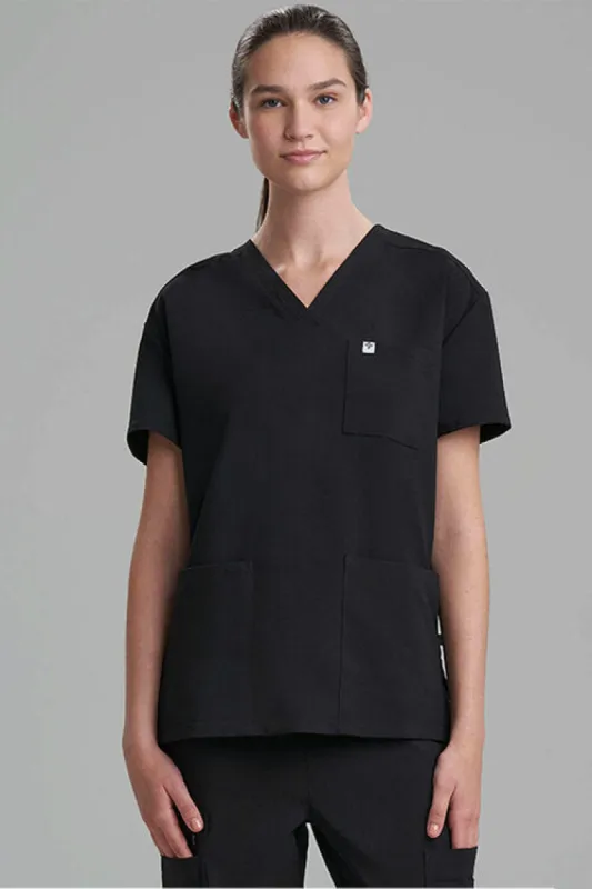 Women's 3-Pocket V-Neck Scrub Top sold by Natori