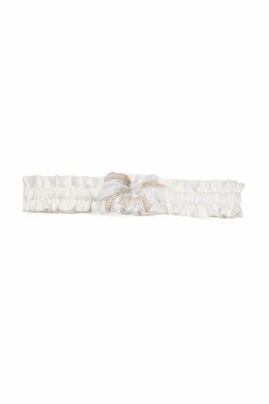 Bridal Embroidery Garter sold by Natori