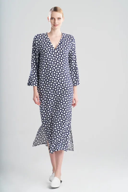 Soho Geo-Printed Challis Caftan sold by Natori