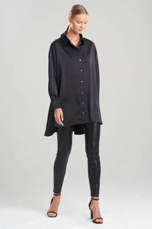 Luxe Charmeuse Shirt sold by Natori