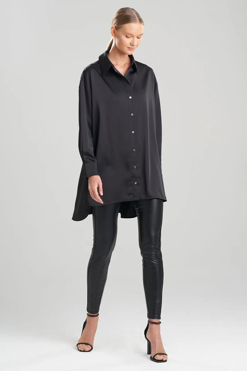 Luxe Charmeuse Shirt sold by Natori product image thumbnail 2