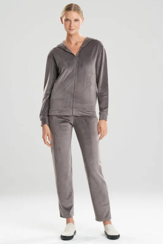 Velour Hoodie sold by Natori