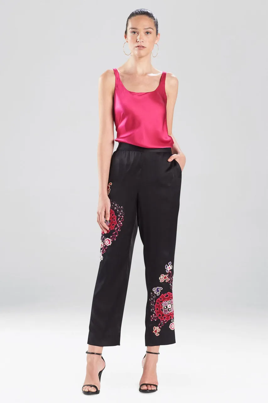 Kashmir Silk Embroidery Pants sold by Natori product image thumbnail 2
