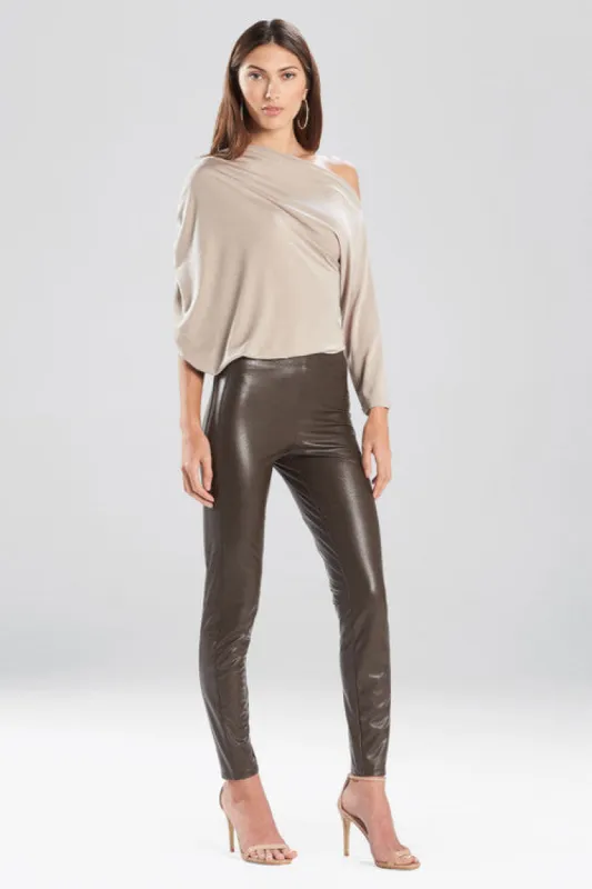Vegan Leatherette Leggings sold by Natori