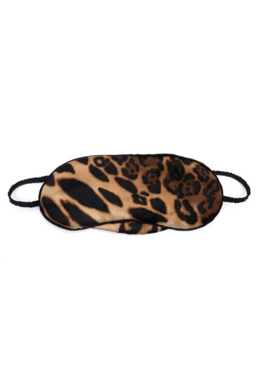 Luxe Leopard Eye Mask sold by Natori