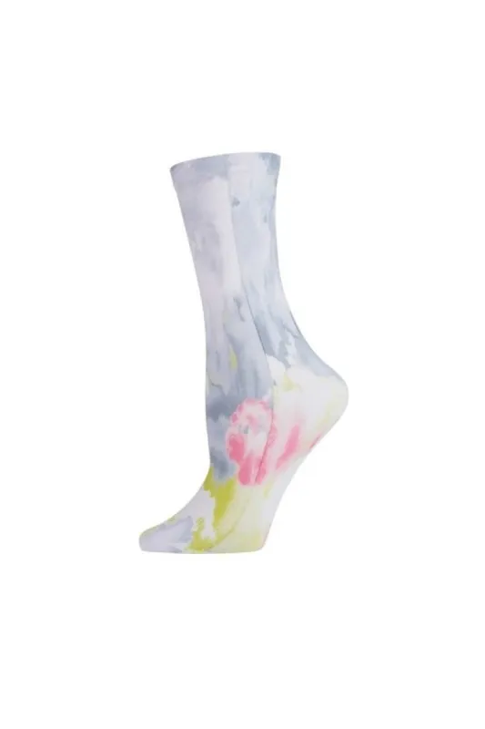 Brushstroke Printed Crew Socks sold by Natori