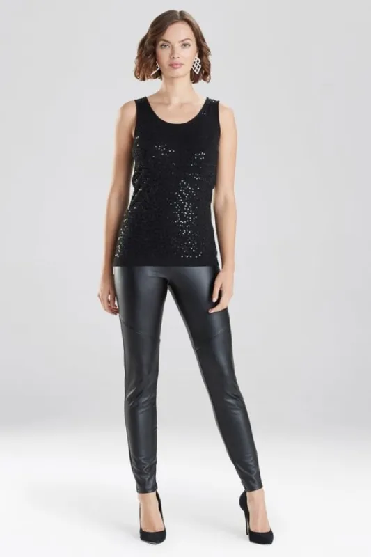 Light Weight Knit Sequin Tank sold by Natori