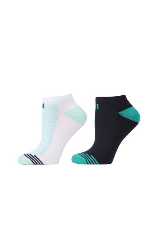 Geo Striped Socks - 2 Pair Pack sold by Natori