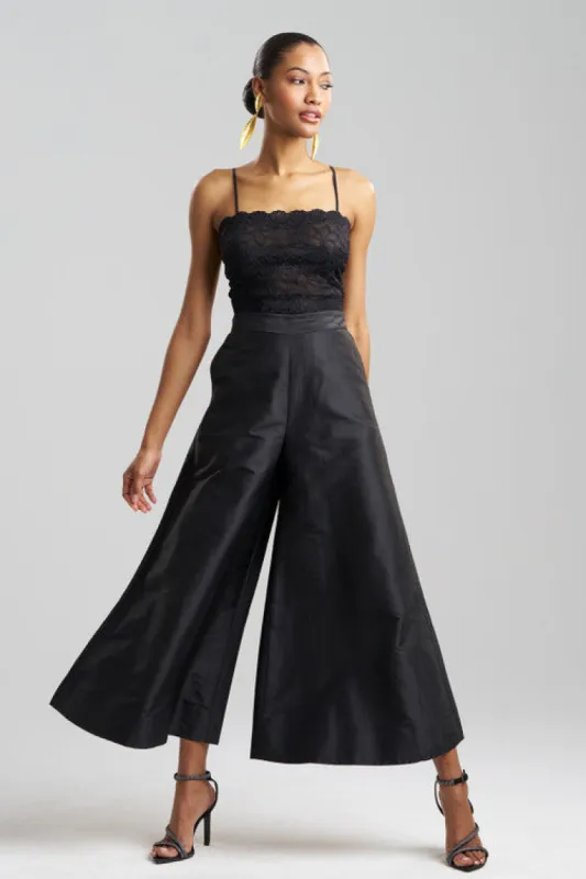 Couture Silk Dupioni Palazzo Ankle Pants sold by Natori