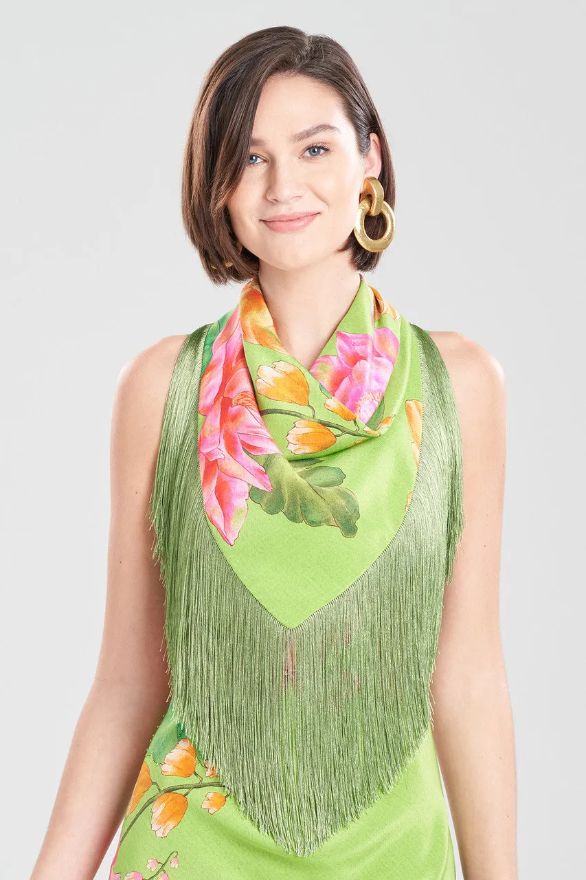 Hanabi Fringe Silk Scarf sold by Natori product image thumbnail 2