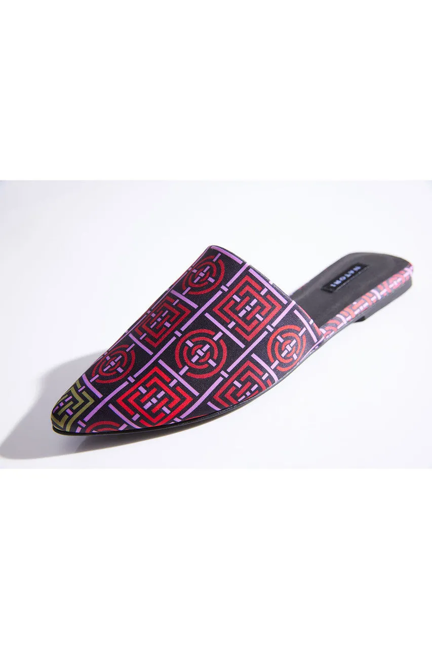 Adore Infinity Satin Slide - red multi sold by Natori product image thumbnail 3