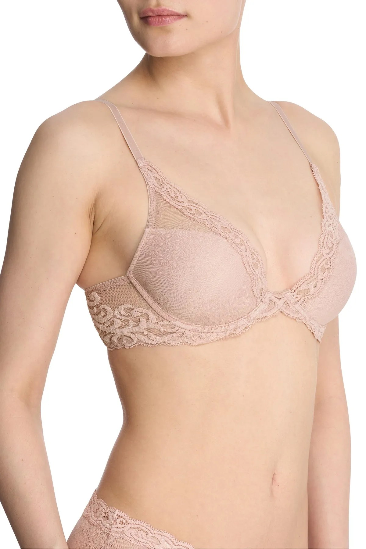 Feathers Plunge T-Shirt Bra sold by Natori product image thumbnail 2