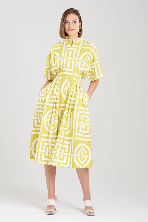 Infinity Cotton Poplin Mandarin Dress sold by Natori