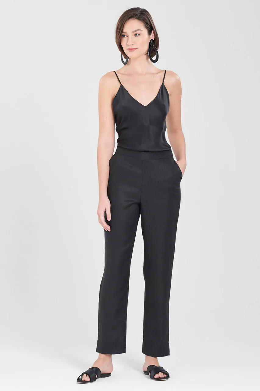 Linen Straight Leg Pants sold by Natori