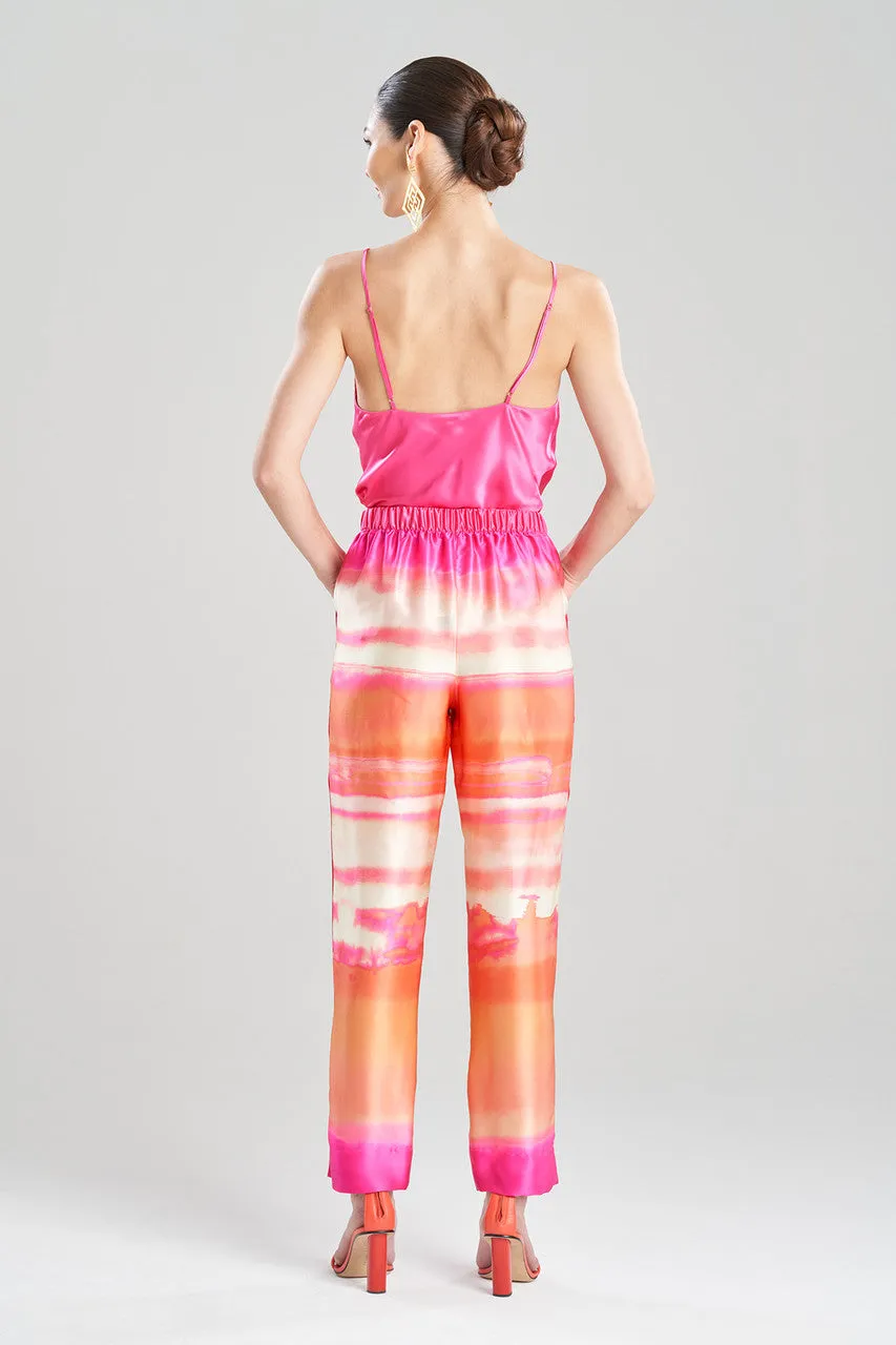 Minako Tapered Pull On Silk Pants sold by Natori product image thumbnail 2