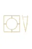 Infinity 14K Gold Geometric Hoop Earrings sold by Natori