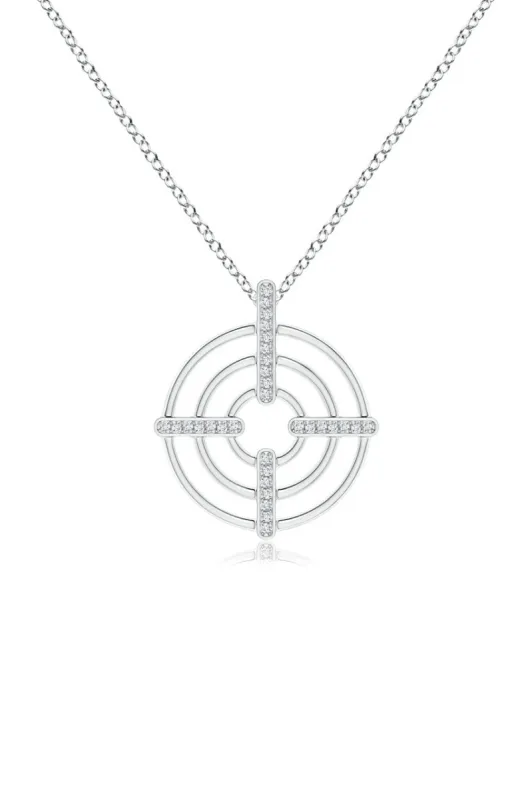 Infinity Concentric Circle 14K Gold Pendant Necklace sold by Natori