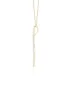Shangri-La Brushstroke 14k Gold and Diamond Large Pendant Necklace sold by Natori