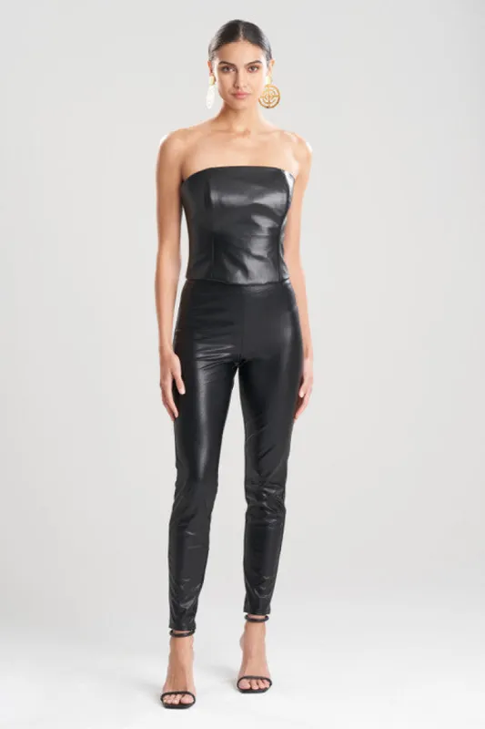 Vegan Leatherette Leggings sold by Natori