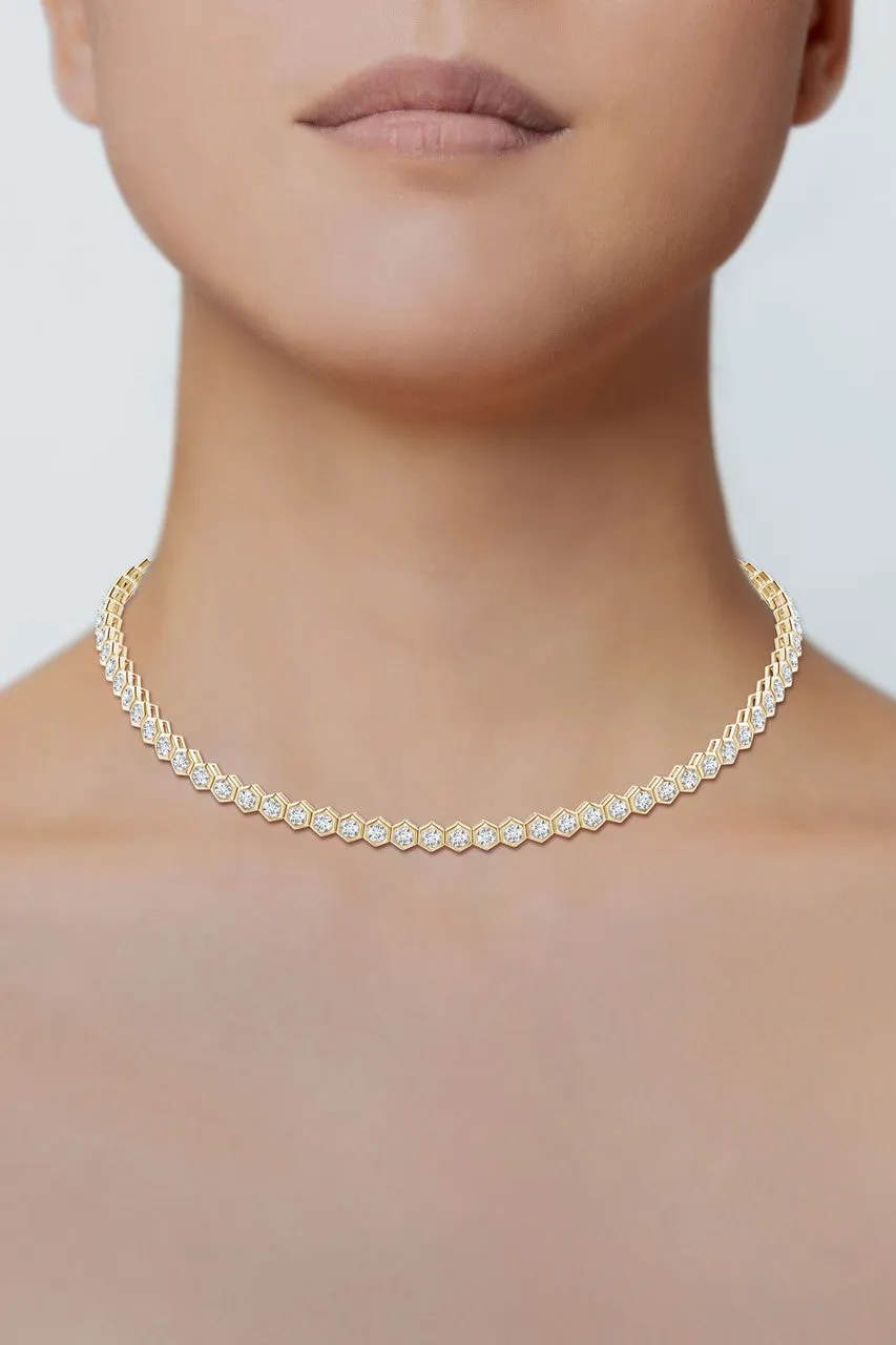 Indochine Diamond Tennis Choker Necklace sold by Natori product image thumbnail 3