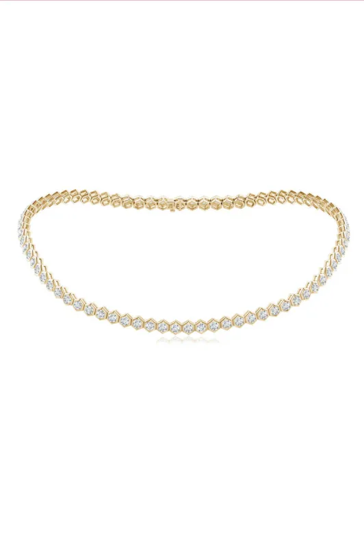 Indochine Diamond Tennis Choker Necklace made by Natori