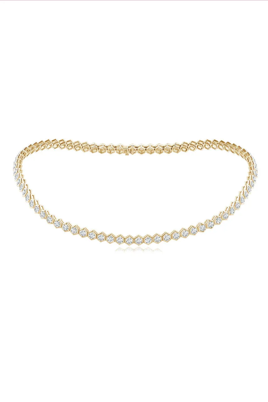 Indochine Diamond Tennis Choker Necklace sold by Natori