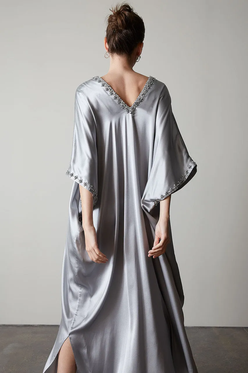 Key Essentials Beaded Silk Caftan sold by Natori product image thumbnail 4