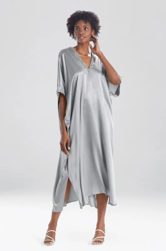 Key Essentials Beaded Silk Caftan sold by Natori