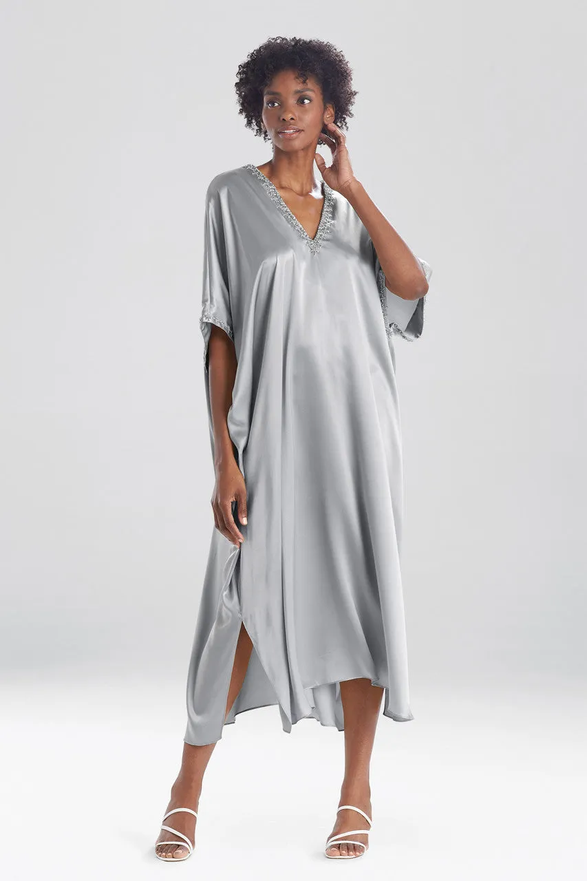 Key Essentials Beaded Silk Caftan sold by Natori