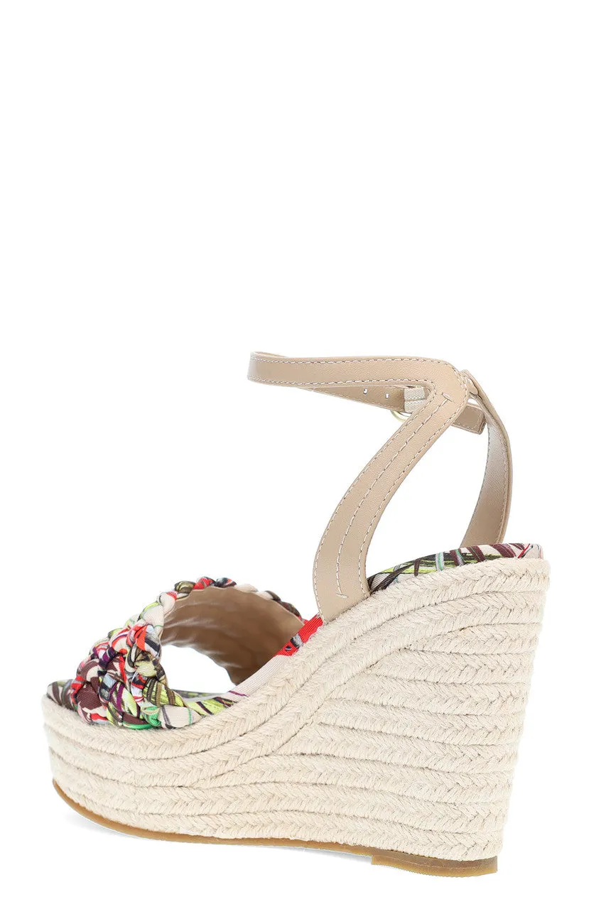 Rae Tropical Braided Wedge Sandals sold by Natori product image thumbnail 5